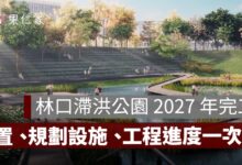 林口滯洪公園動土！斥資 1.26 億打造 3.8 公頃公園，2027 年 7 月完工