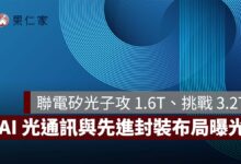 【聯電法說會】聯電矽光子攻 1.6T、挑戰 3.2T！AI 光通訊與先進封裝布局曝光（圖源：聯電 FB）